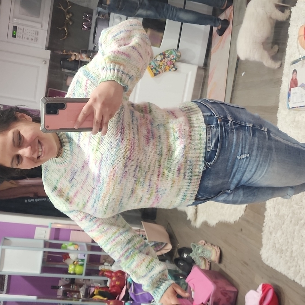Xl multi color sweater